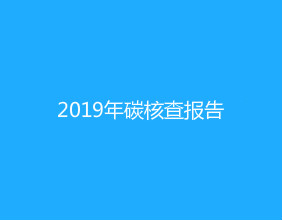 2019年碳核查报告